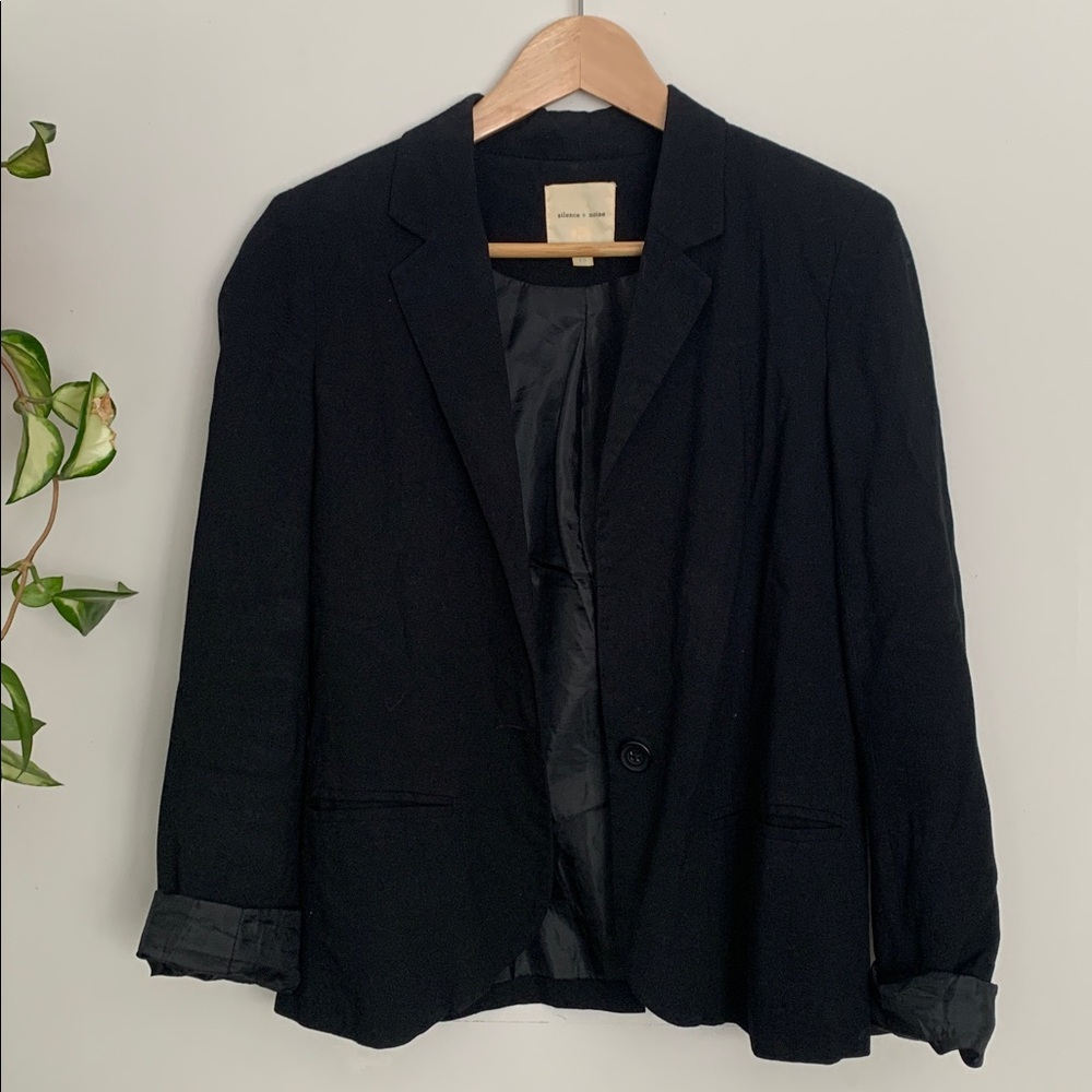Silence + Noise Black Blazer